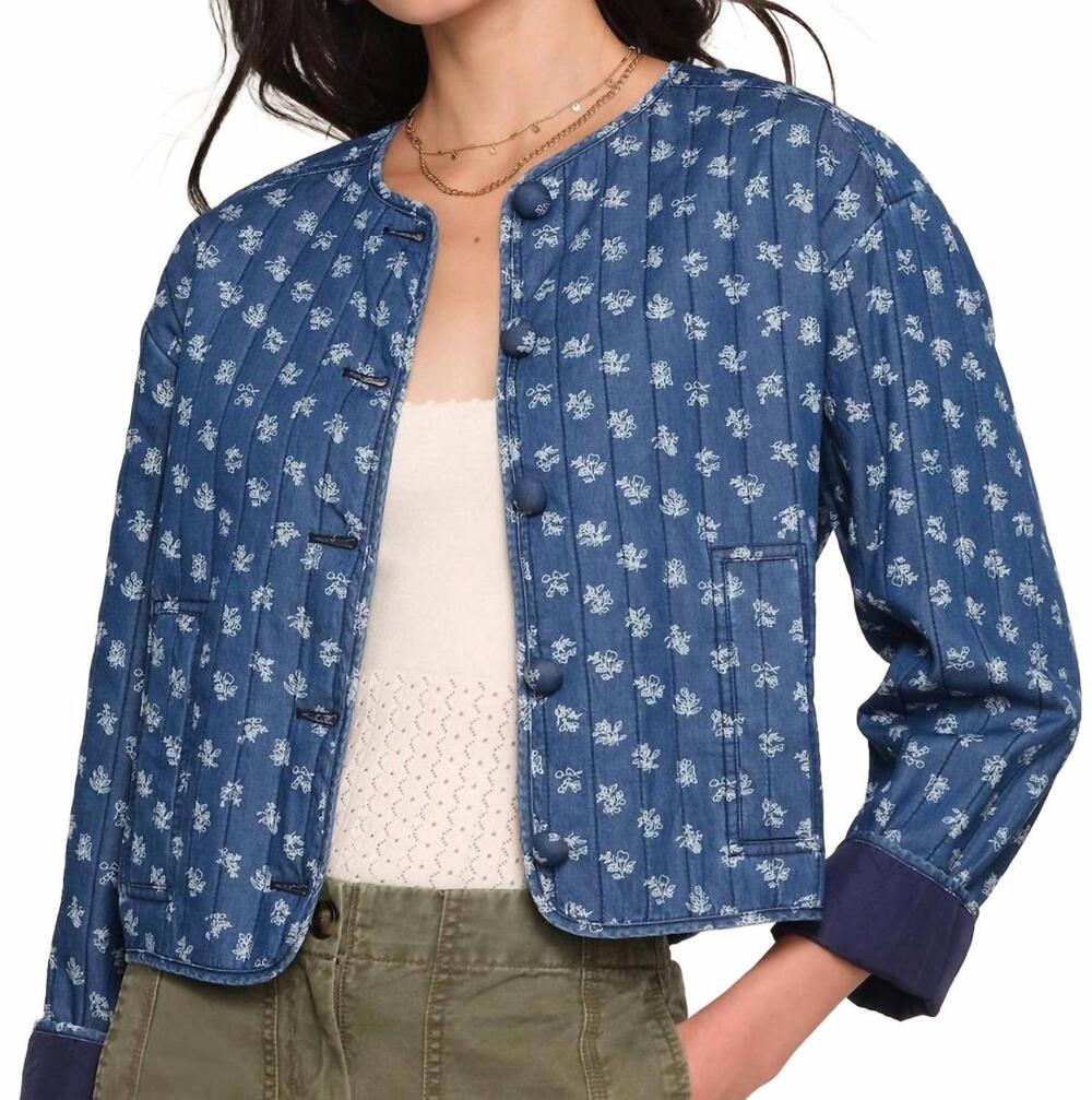 NEW HEARTLOOM sabrina jacket in ocean